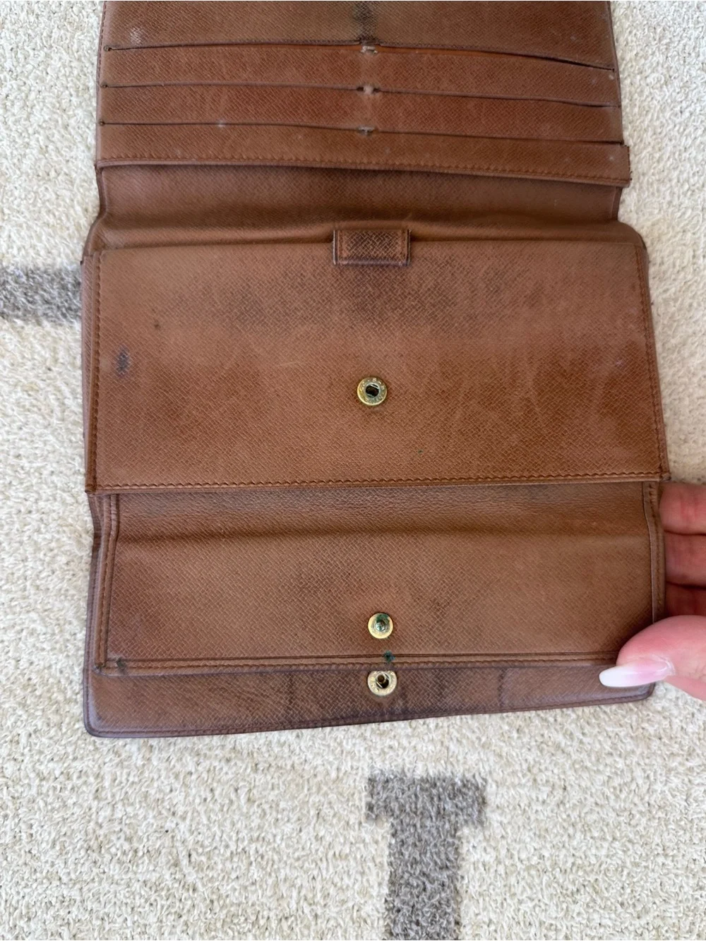Louis Vuitton Brown Monogram Canvas Snap Continental Wallet